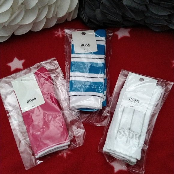 5prs Auth Hugo Boss kids socks - NWT - Picture 3 of 6
